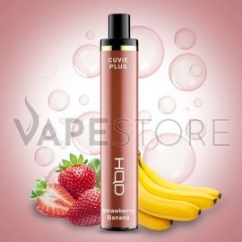 HQD CUVIE PLUS 1200 PUFFS STRAWBERRY BANANA DISPOSABLE POD VAPE