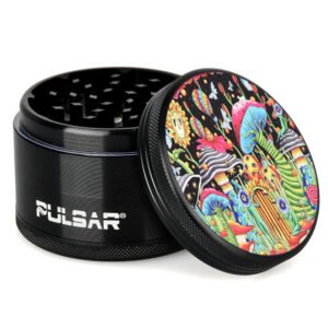 Pulsar Artist Series Metal Grinder – Garden of Cosmic Delights / 4pc / 2.5″