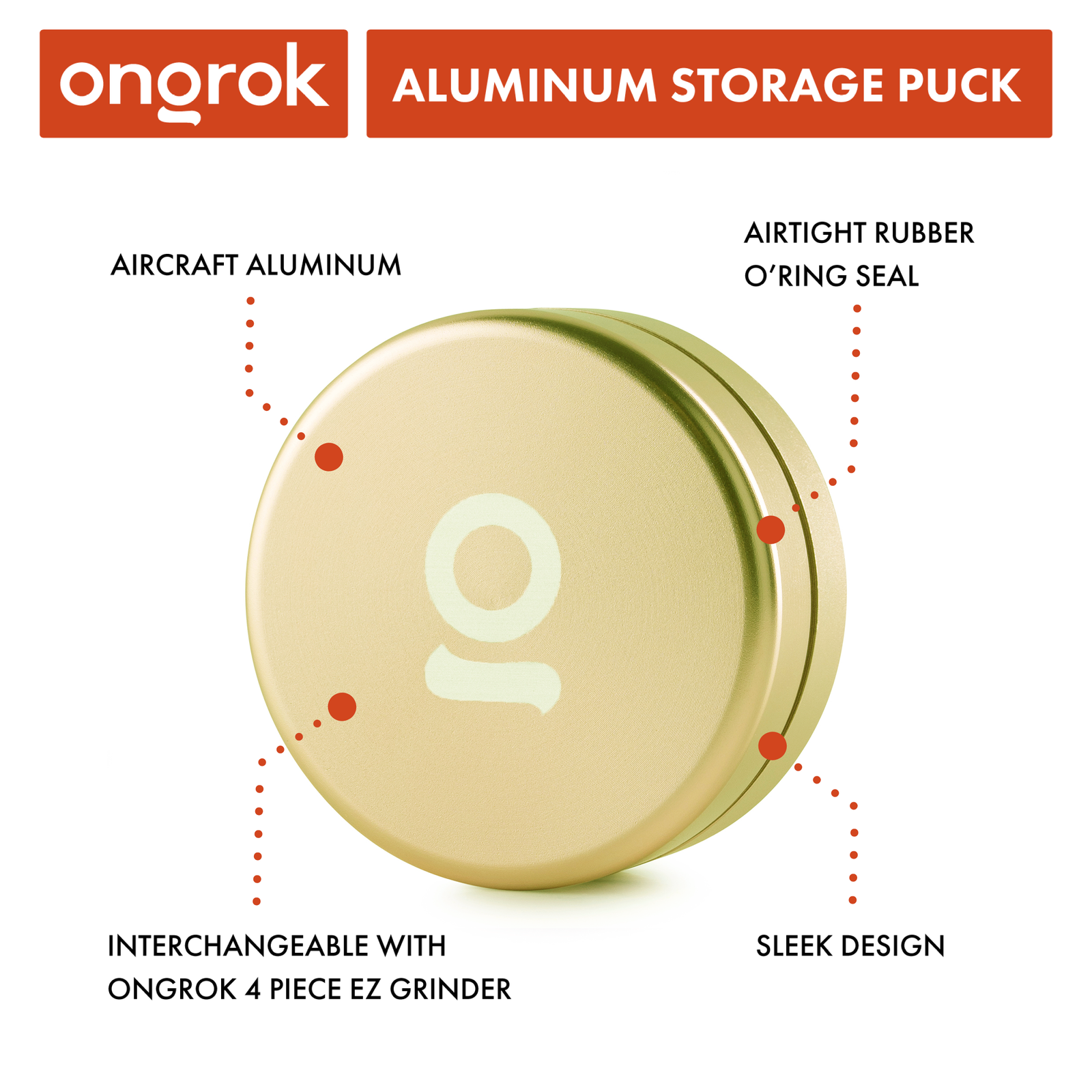 Ongrok Aluminum Storage Puck - Image 3
