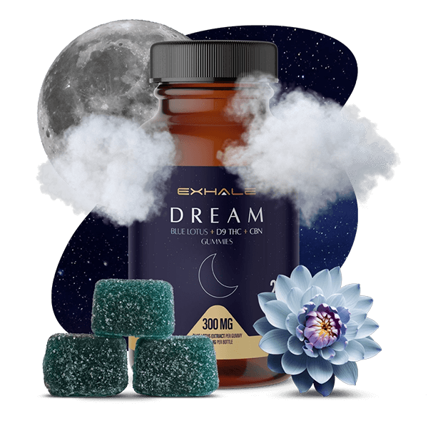 Blue Lotus + D9 + CBN + CBG – Dream Gummies