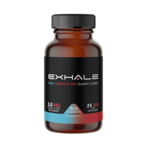 CBD + THC Gummy Cubes