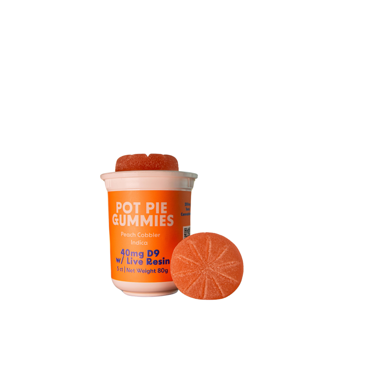 Fast-Acting Delta 9 THC Gummies with Live Resin (40mg) | Sativa or Indica - Image 2